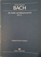 Bach: Ich hatte viel Bekümmernis, BWV 21 - Klavier/Vocal