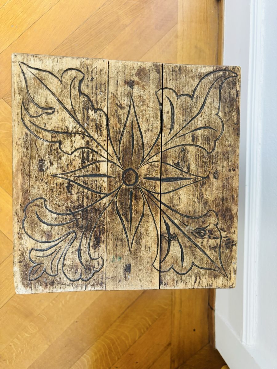 Tabourets: Jugendstil: 2 Hocker aus Holz – D'occasion à Payerne par steffifille 3