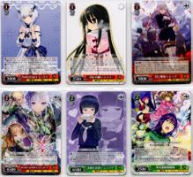 6 Dengeki Bunko - Weiss Schwarz Karten - Anime - japanisch