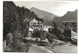 Bad Ragaz (SG) Parkhotel Flora - echte Foto-AK - dat. 1962