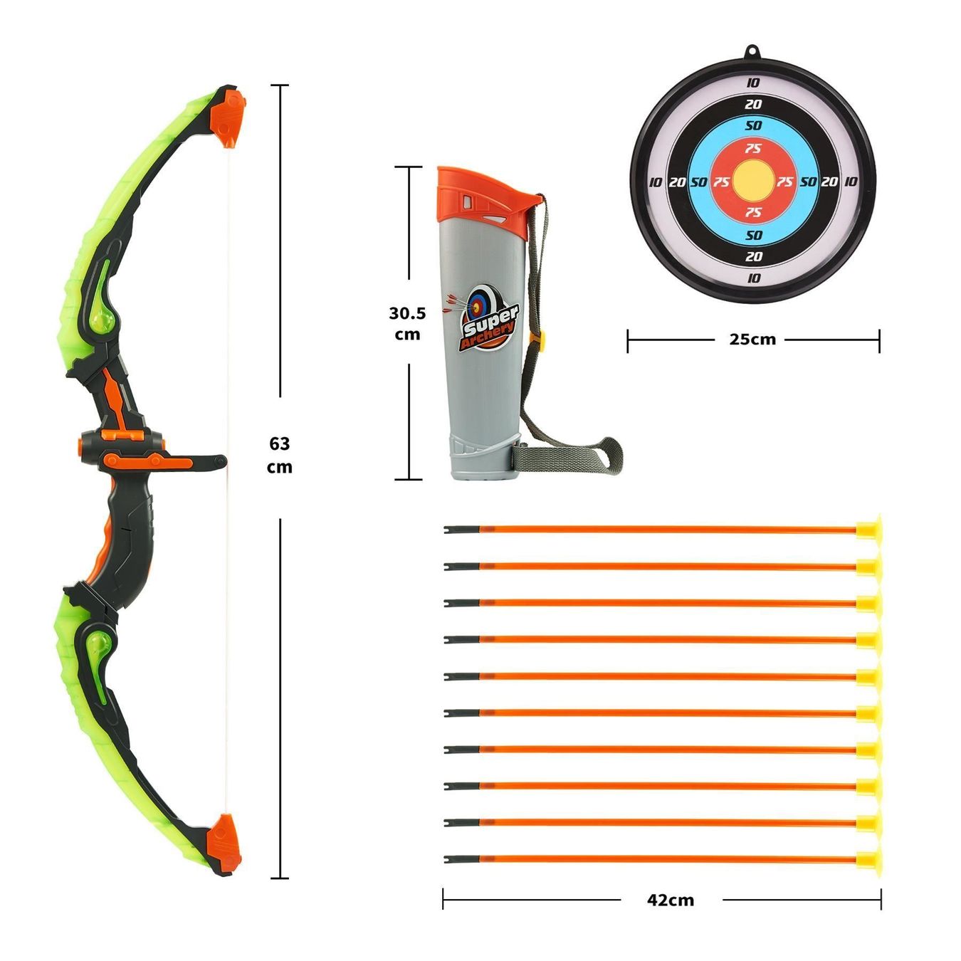 Tir à l'arc: Pfeil Und Bogen Kinder Mit Led-Lichtern – Neuf (Voir description) à Thun par coverall 1
