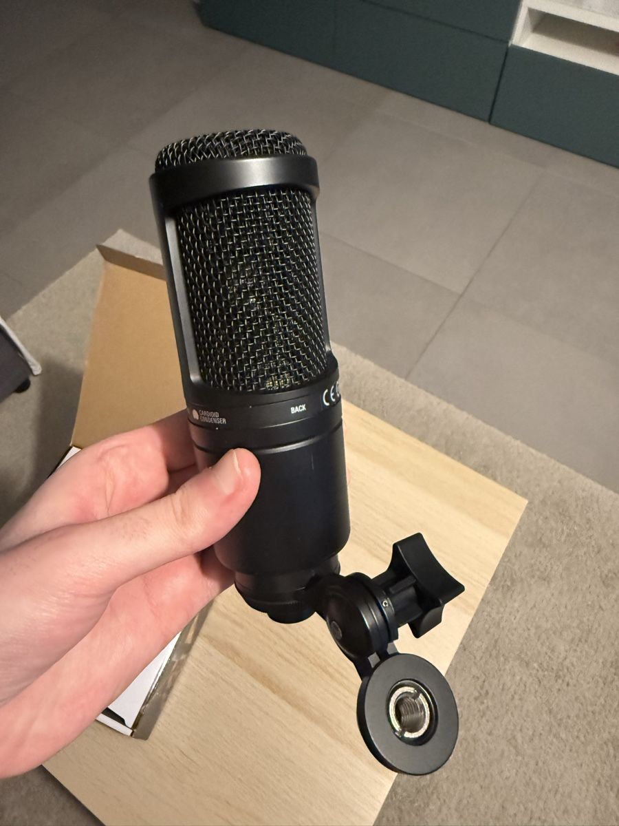 Audio Technica Mikrofone: AT2020 XLR – Neu (gemäss Beschreibung) aus Lausanne von ari_tv5w 1