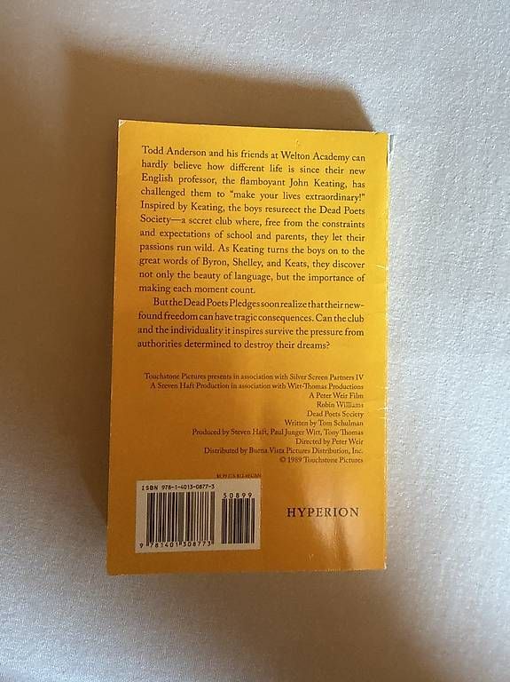 Libri: Dead Poets Society (Englisch) – Usato da Sarnen venduto da ale_7ph7 1