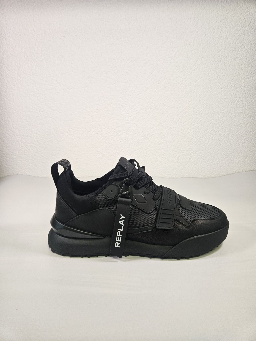 Replay Scarpe da uomo: Replay Herren Sneaker schwarz Grösse 45 – Nuovo (secondo la descrizione) da Basel venduto da VoidRunner_2077 1
