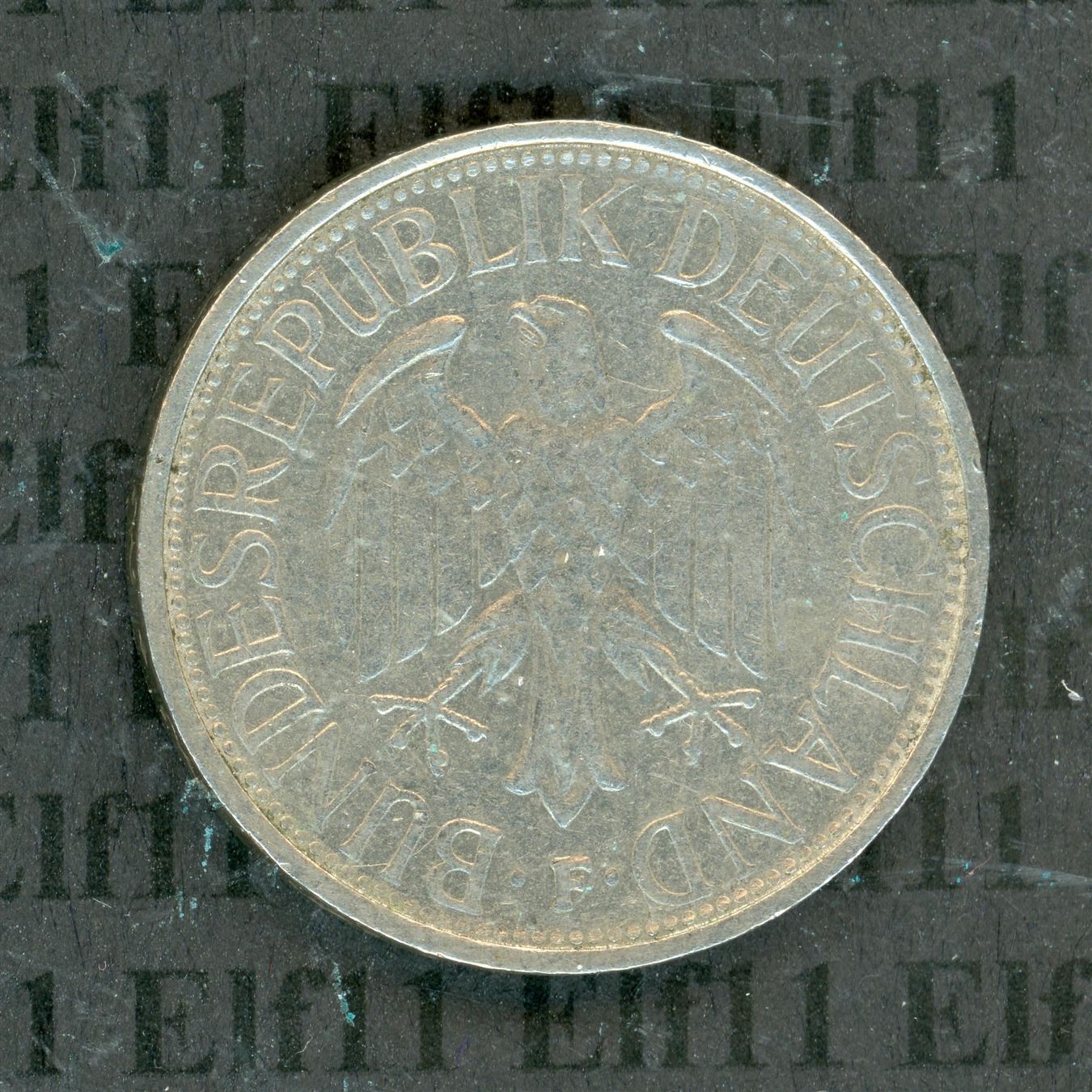 Tutti le monete: DEM___1.00 1974F -vz 1 Deutsche Mark – Usato da Widnau venduto da Elf11 1
