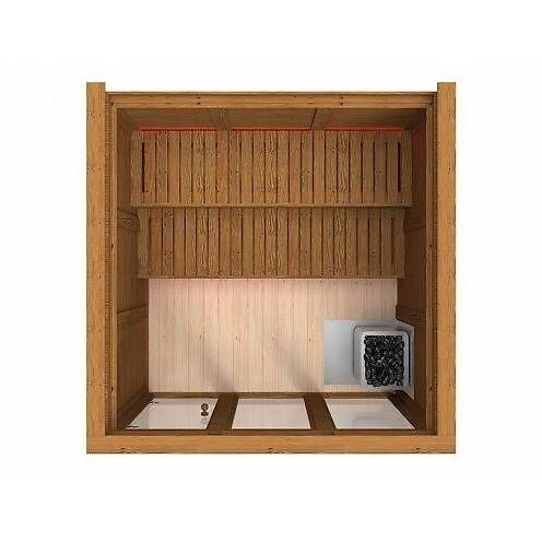 Sauna & Accessori: Eco Modern Sauna 2,4mx2,4 m / L005 – Usato da St. Gallen venduto da Spa_at_Home911 3