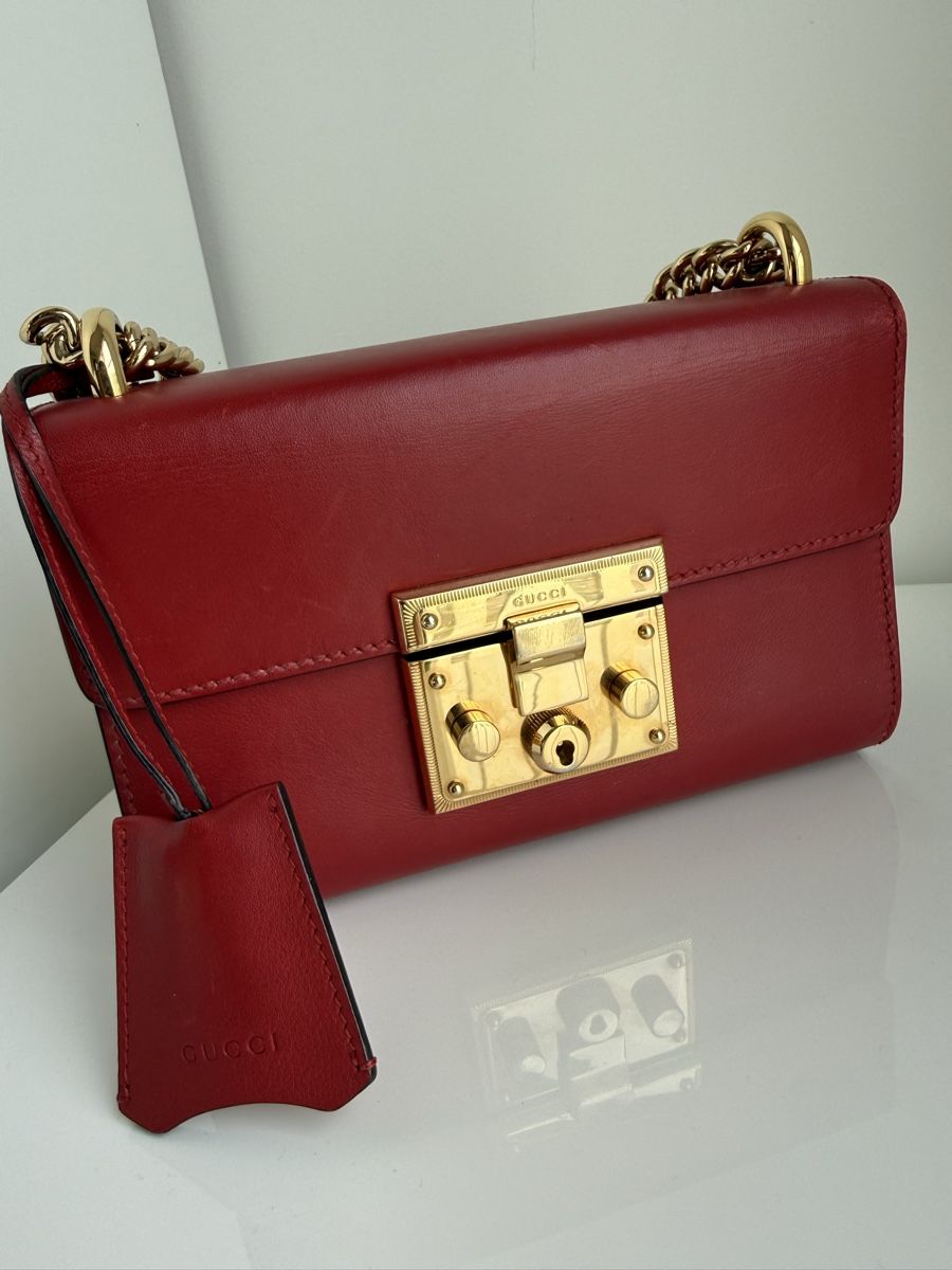 Gucci Borse da donna: Gucci padlock red bag – Usato da Châtelaine venduto da Veradat 1
