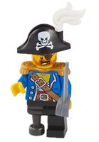 LEGO Minifigur Piratenkapitän (aus Set 31109)