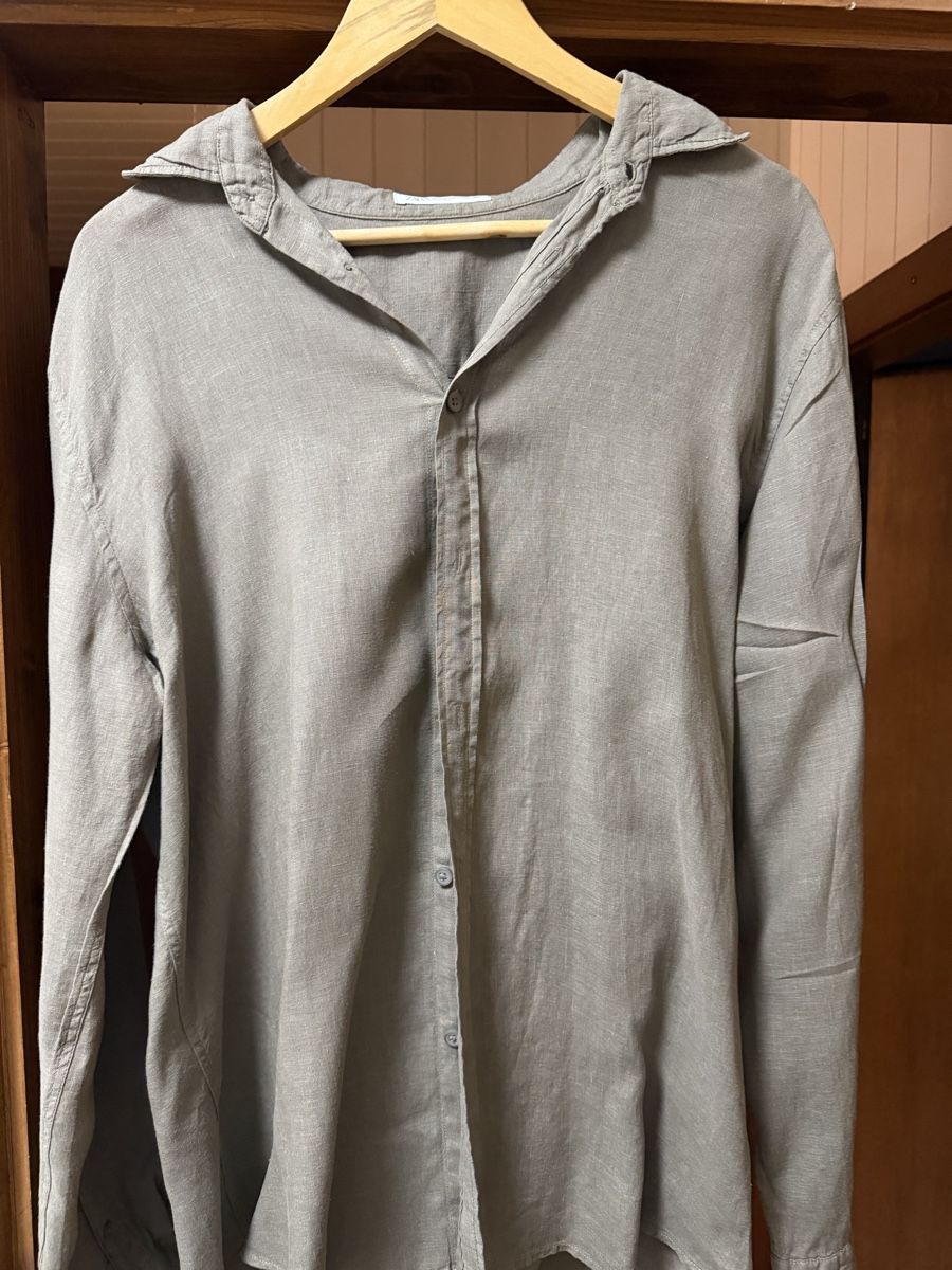 Zara Camicie: Chemise Zara verte kaki – Nuovo (secondo la descrizione) da Granges-Marnand venduto da baj_89l9
