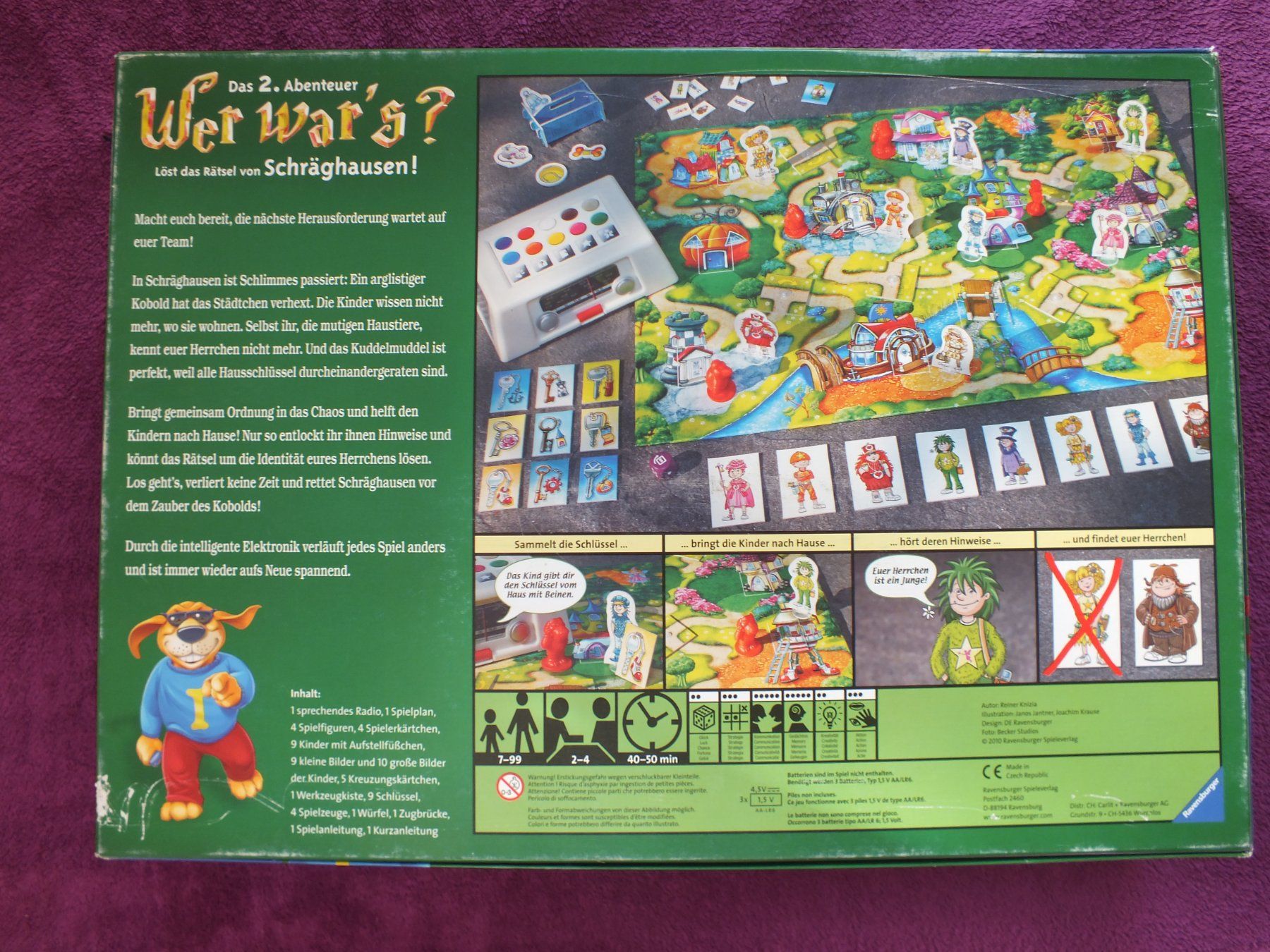 Ravensburger Giochi: Ravensburger Spiel - Wer war's ? - Das 2. Abenteuer – Usato da Müllheim Dorf venduto da Seeeule01 2