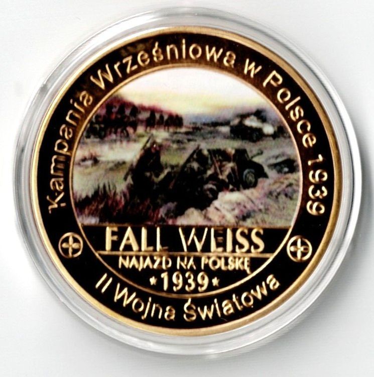 Kampania Wrzesniowea w Polsce 1939_Fall Weiss_Medaille 3 (Neu (gemäss