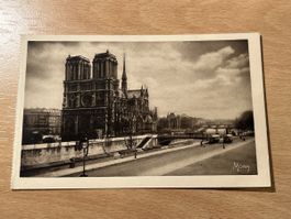 Antike Postkarte Notre-Dame Paris, seltene Ansicht!