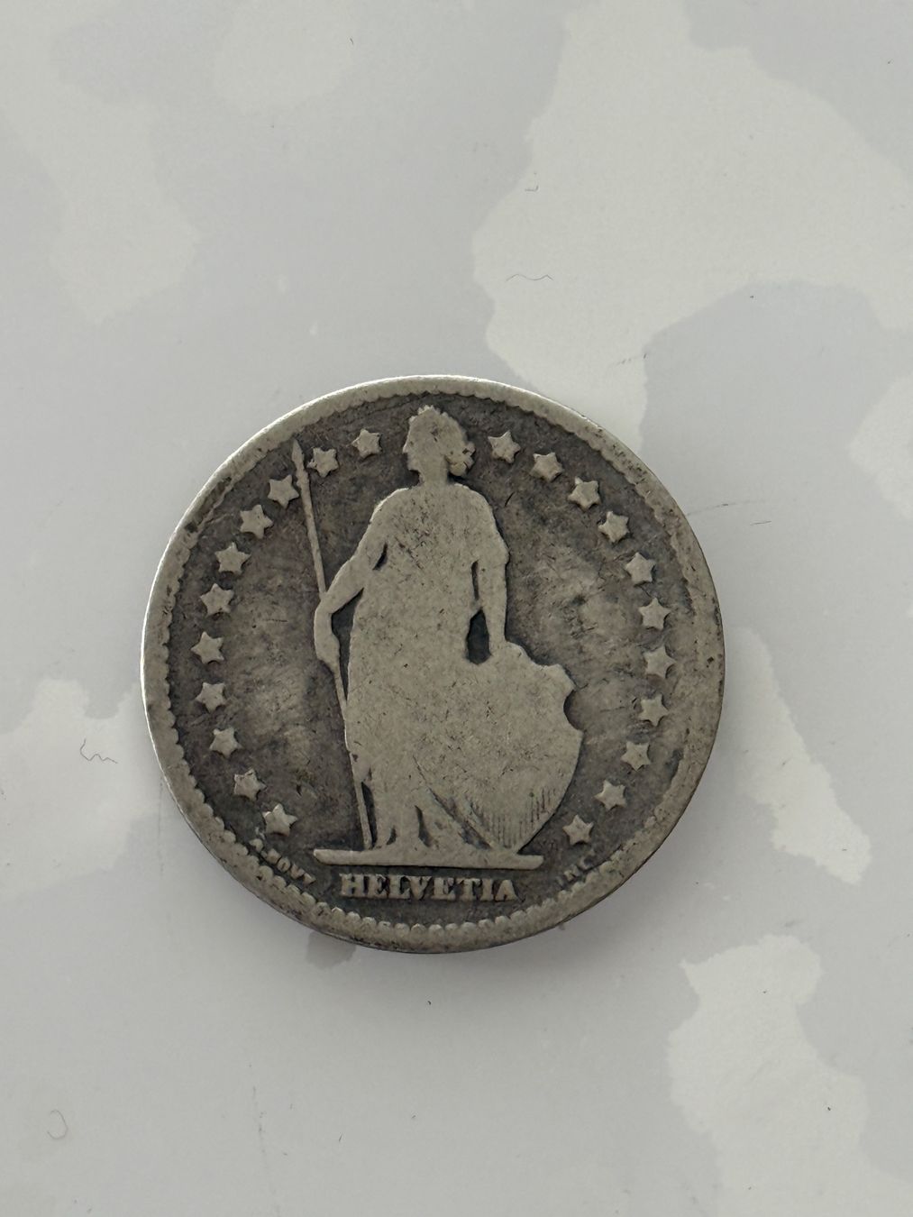 Tutti le monete: 1 Franken 1876  Rar – Usato da Wallisellen venduto da SWISS_SILVER1 1