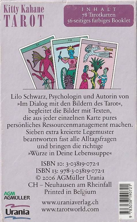 Cartoline: Kitty Kahane Tarot  78 Karten mit Booklet – Usato da Brunnen venduto da eli_9mtk 1