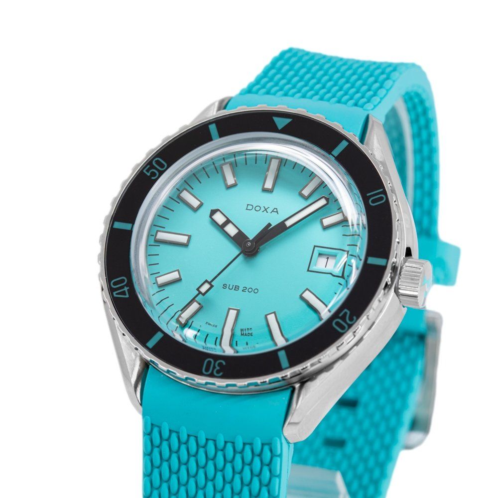 Doxa Orologi: 799.10.241.25 SUB 200 Professional Türkis Dial – Nuovo e nell'imballaggio originale da Schindellegi venduto da harveystore 5