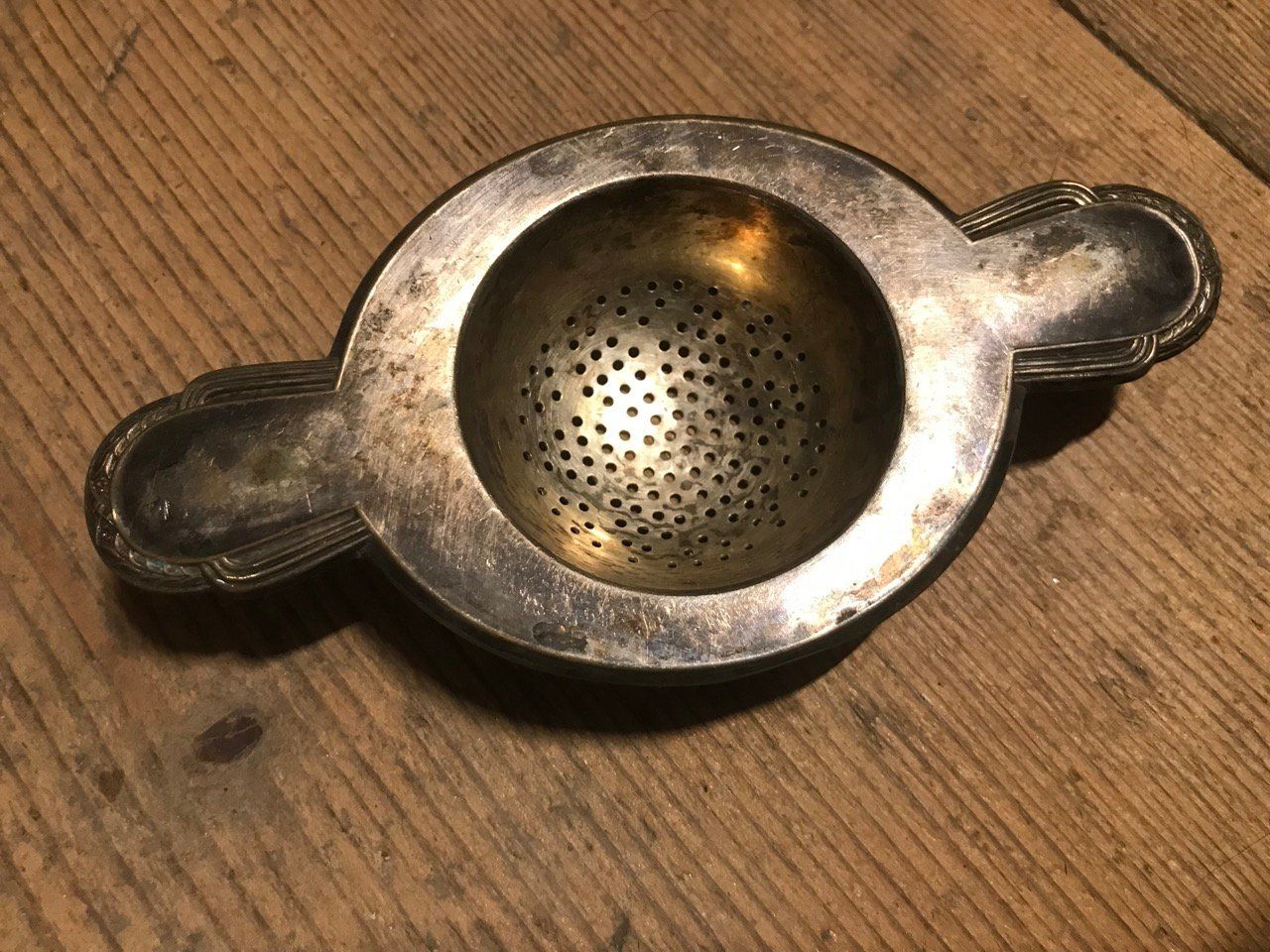 Elettrodomestici da cucina: Vintage Teesieb aus Silber – Usato da Basel venduto da jillybean
