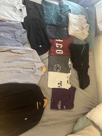 Mixed Lot of Men's Clothes - Shirts, T-shirts, Size S