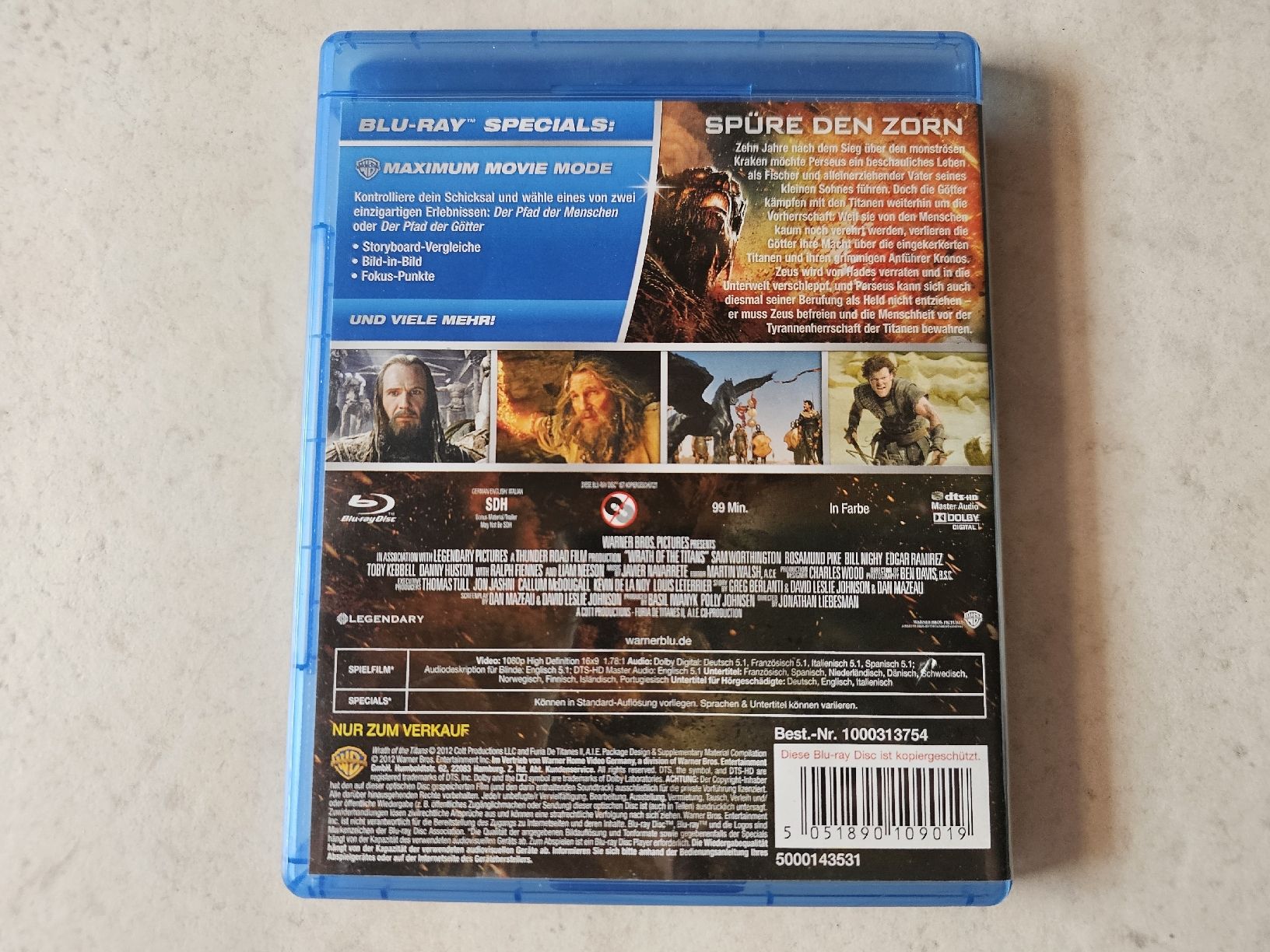 Tutti i DVDs: Zorn der Titanen  /  Bluray – Usato da Schneisingen venduto da backstore24 1