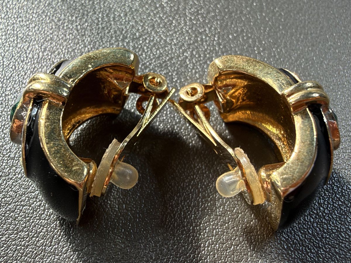 Orecchini pendenti & Orecchini a lobo: Vintage Ohrringe Clips Luxus Modeschmuck   – Usato da Lamone venduto da LaCantinaMagica 5