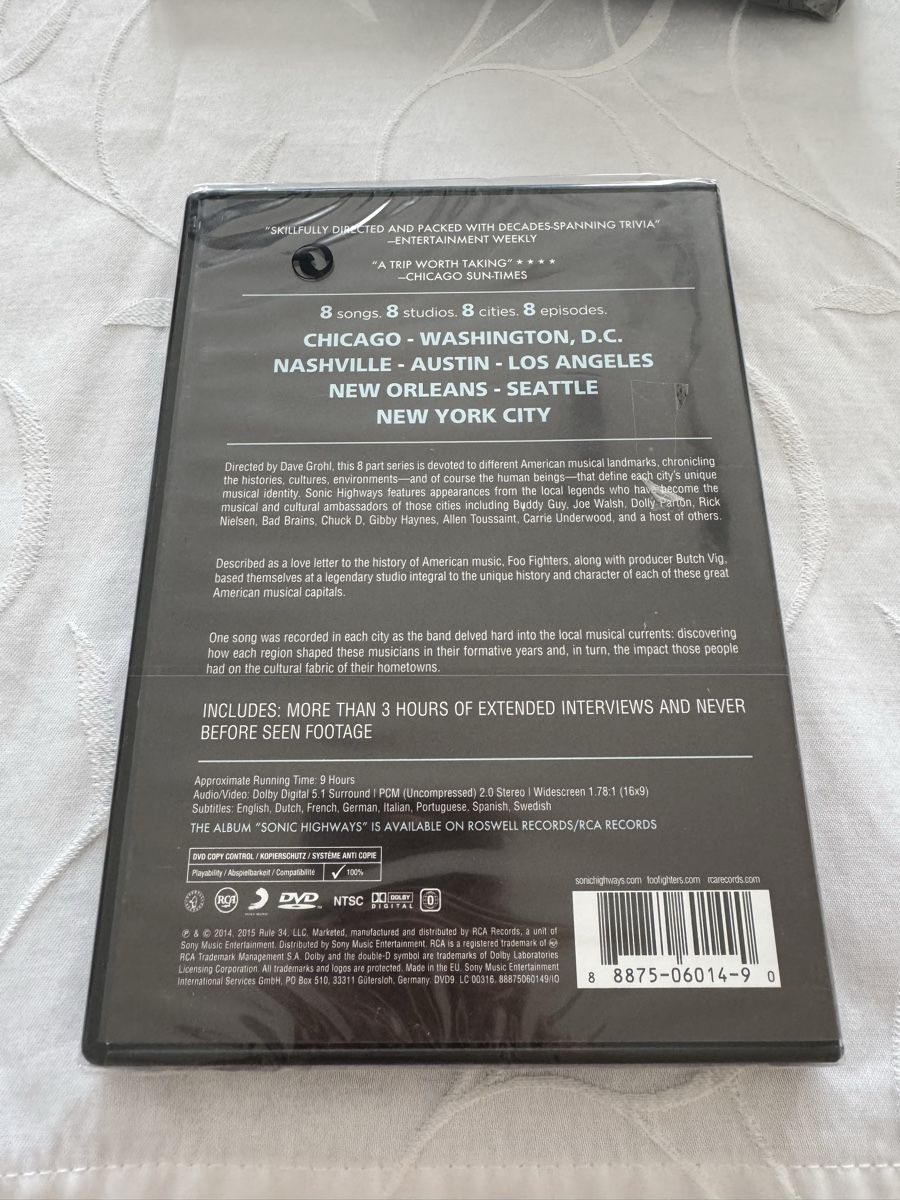 Tutti i DVDs: Foo Fighters Sonic Highways DVD sealed – Nuovo e nell'imballaggio originale da Wil SG venduto da eid_m7ks 1