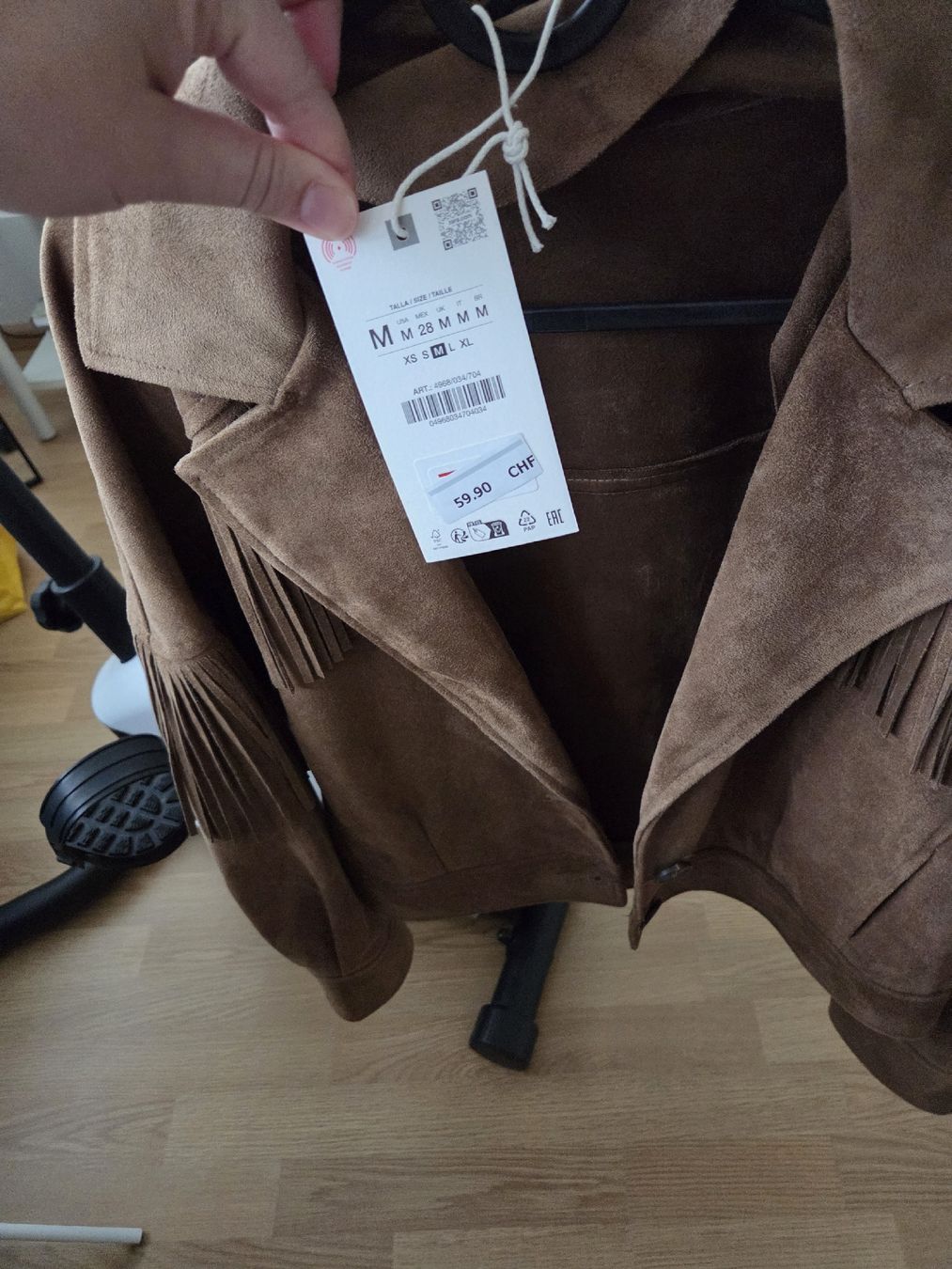 Zara Jacken: Suede jacket from zara – Neu und originalverpackt aus Basel von pal_nvm9 2