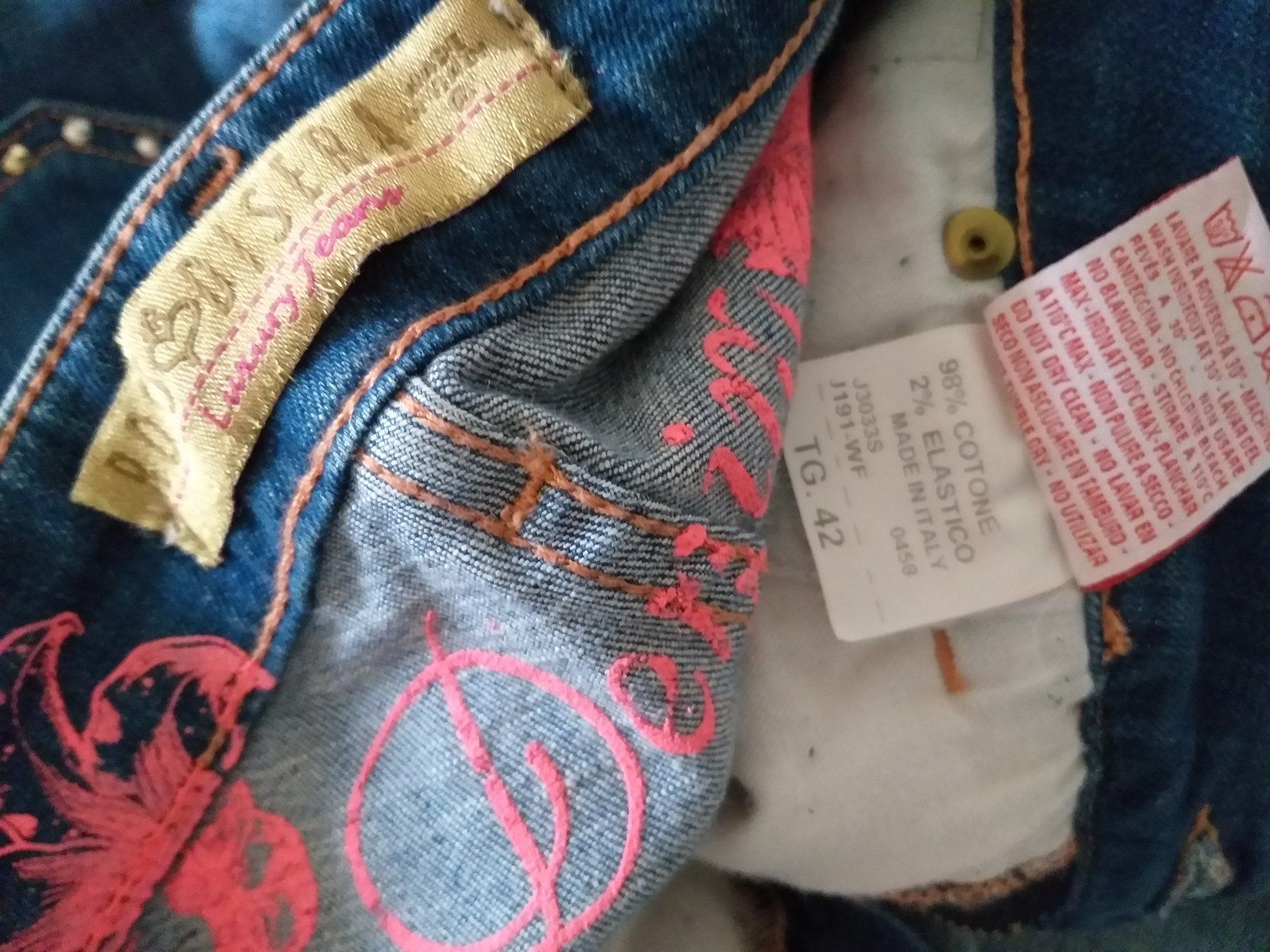 Jeans: ROSSODISERA Jeans taille / Grosse S (42 IT) – Gebraucht aus Cossonay-ville von Super-Price-Quality 9