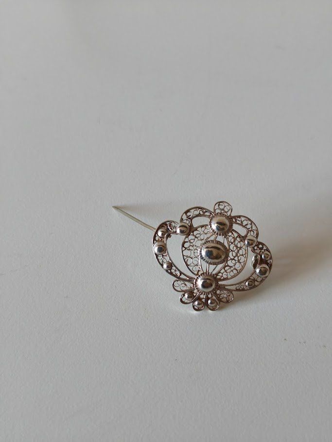 Altri gioielli: N2 Tracht Schmuck Ketten Blumenbrosche Silber – Usato da Toffen venduto da Immo-Erben 6