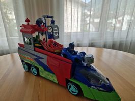 PJ Masks Fahrzeug mit Figuren guter Zustand