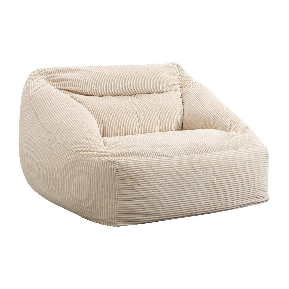 Sessel: 21229 - Sitzsack mit Hocker BIGGY - Beige – Neu und originalverpackt aus Wallenwil von toesstal-vertrieb 4