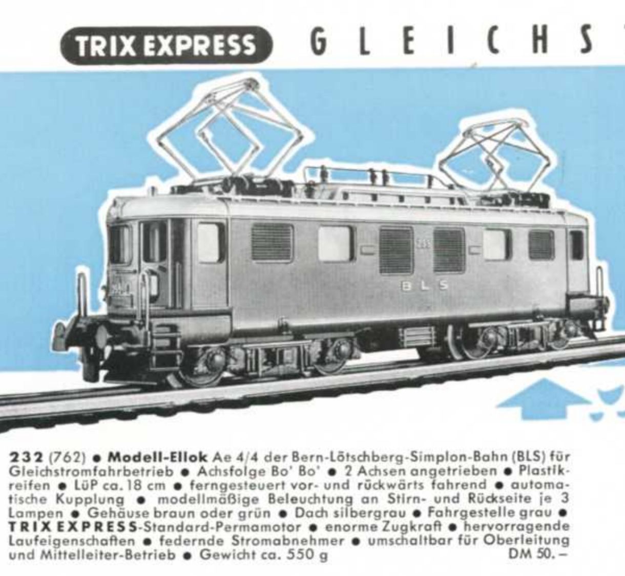 Trix Modellini di ferrovie: TRIX EXPRESS Ae 4/4 BLS – Usato da Zürich venduto da Rockoplay 8