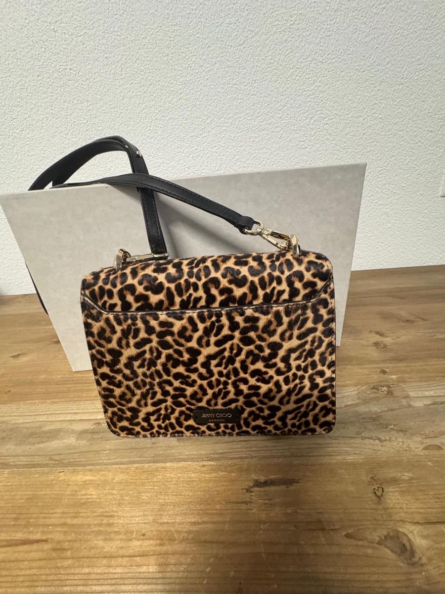 Jimmy Choo Borse da donna: Jimmy Choo Umhängetasche mit Leopardmuster-Neu – Nuovo e nell'imballaggio originale da Dänikon ZH venduto da rh7_xmx2 1