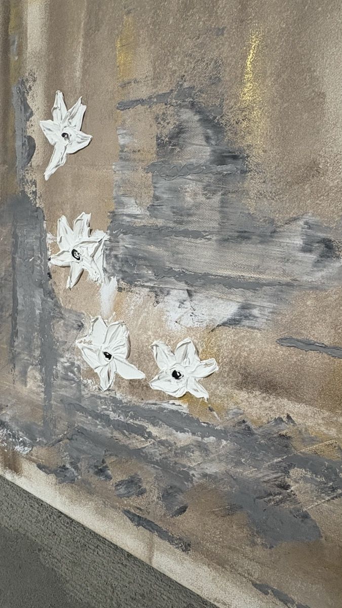 Dipinti: Leinwandbild - Kunst mit Struktur, Handgemalt – Nuovo (secondo la descrizione) da Winterthur venduto da kla_qn8d 1