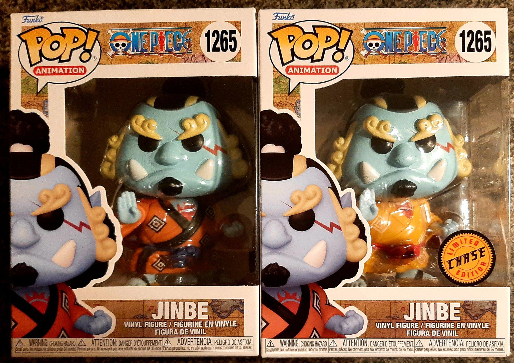 Funko Statuette: Funko Pop One Piece   Jinbe / Jinbe CHASE – Nuovo e nell'imballaggio originale da Montet (Glâne) venduto da KOADA