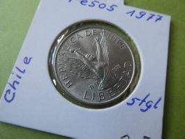 Chile 1977, 10 Pesos    stgl.