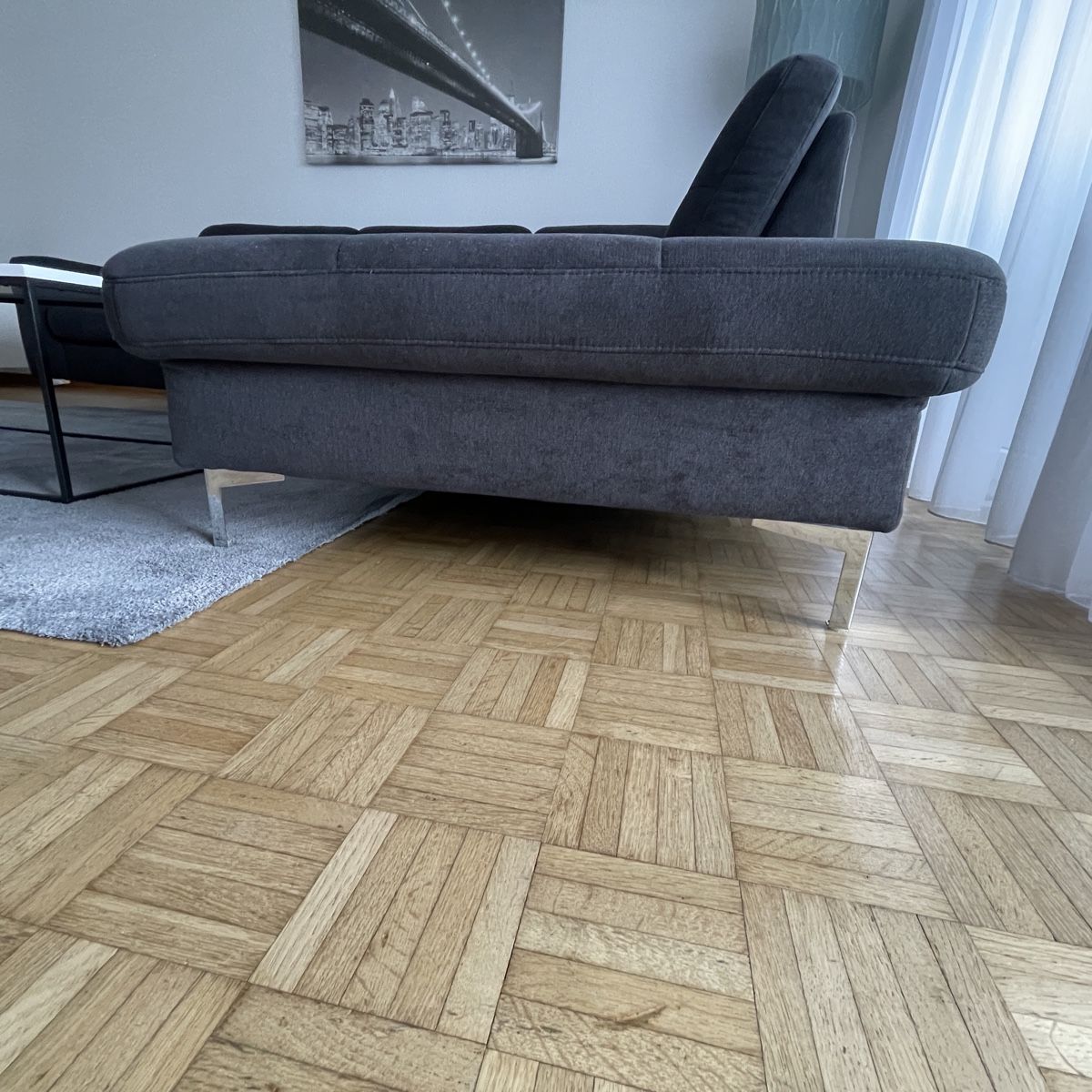Divani: Gemütliches Ecksofa, Grau – Usato da Oftringen venduto da Box2 4
