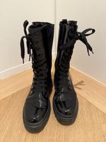 GABOR Lackstiefel Schwarz Gr. 37 - Winterboots