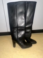 Bottes en cuir noires à talons - 37 - Comme neuves - Catwalk