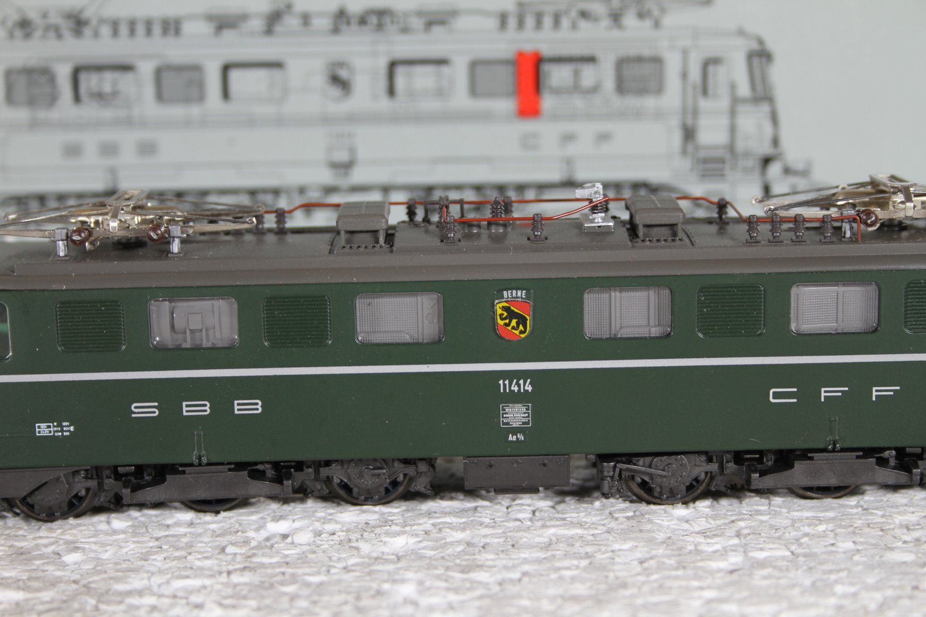 Märklin Modellini di ferrovie: Märklin 3638 SBB Ae 6/6 Bern digital – Usato da Triesen venduto da cor_62ts 1