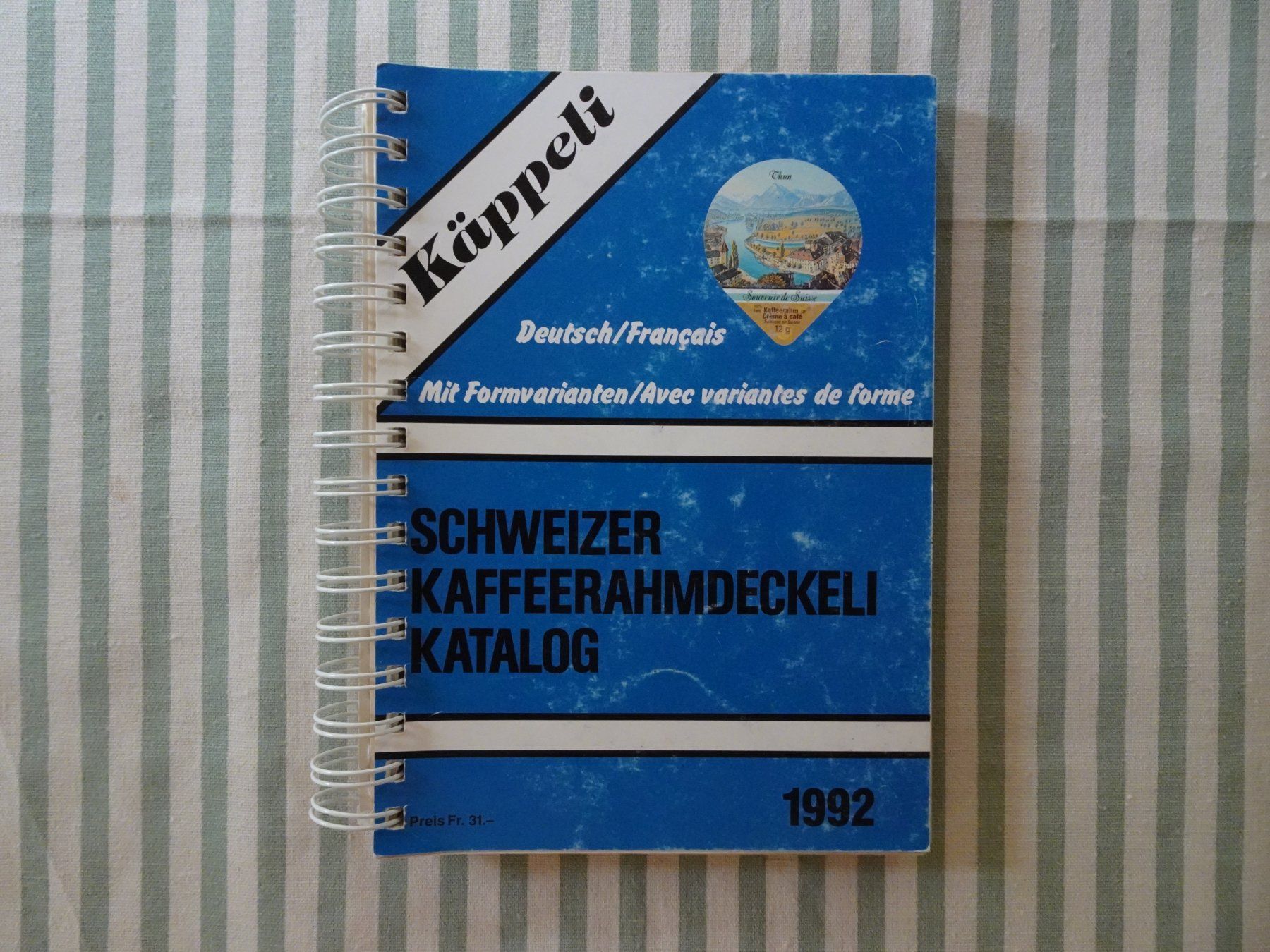 Coperchi dei cremini per caffè: Käppeli KRD Katalog 1992 - K31 – Usato da Küssnacht am Rigi venduto da Kleinpreis-Shop