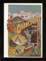 Zermatt, Gornergrat, Künstlerkarte