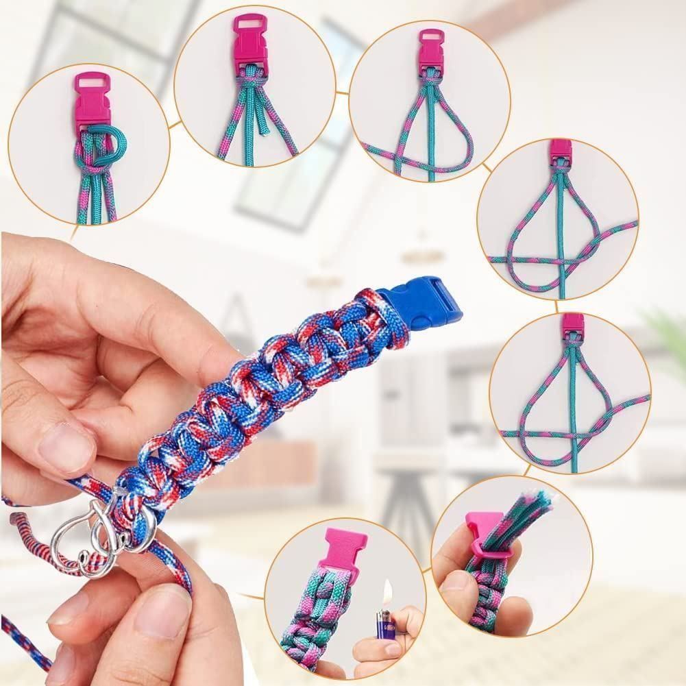 Kit bricolage: 12 Stück Paracord Seile DIY Bänder Set – Nuovo (secondo la descrizione) da Thun venduto da nuonuoshop 2