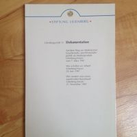 Dokumentation der Stiftung Lilienberg'97