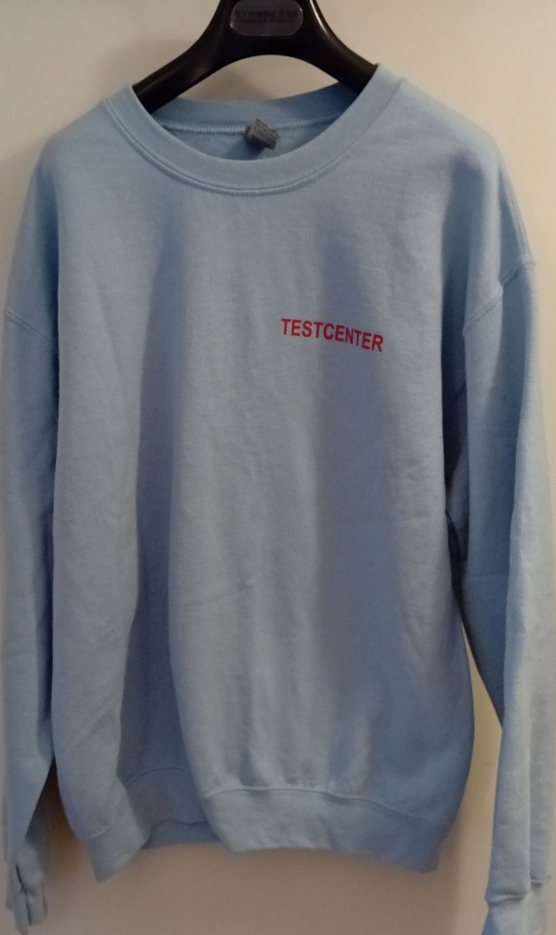 Pullover & Sweatshirts: TESTCENTER PULLOVER SWEATSHIRT HELLBLAU NEU GR M UNISEX – Neu (gemäss Beschreibung) aus Effretikon von SEMOUNA