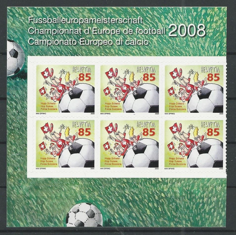 Alle Briefmarken: 2008 Nr. 1275 B Hopp Schwiiz ** – Gebraucht aus Basel von Melphi