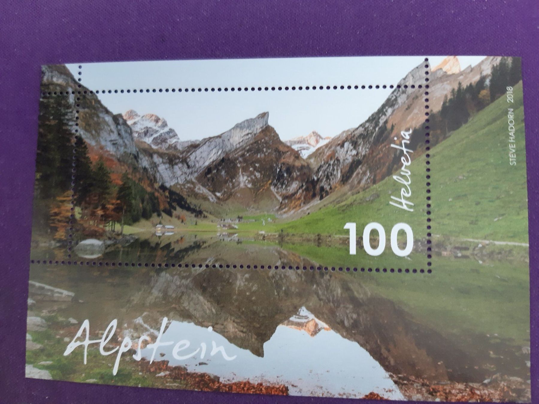 Tutti i francobolli: Sonderblock **   "ALPSTEIN" 2018 – Nuovo (secondo la descrizione) da Wangs venduto da weisstannen01