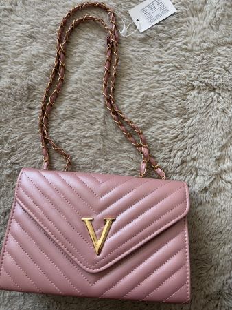 Rosa Umhängetasche/Schultertasche