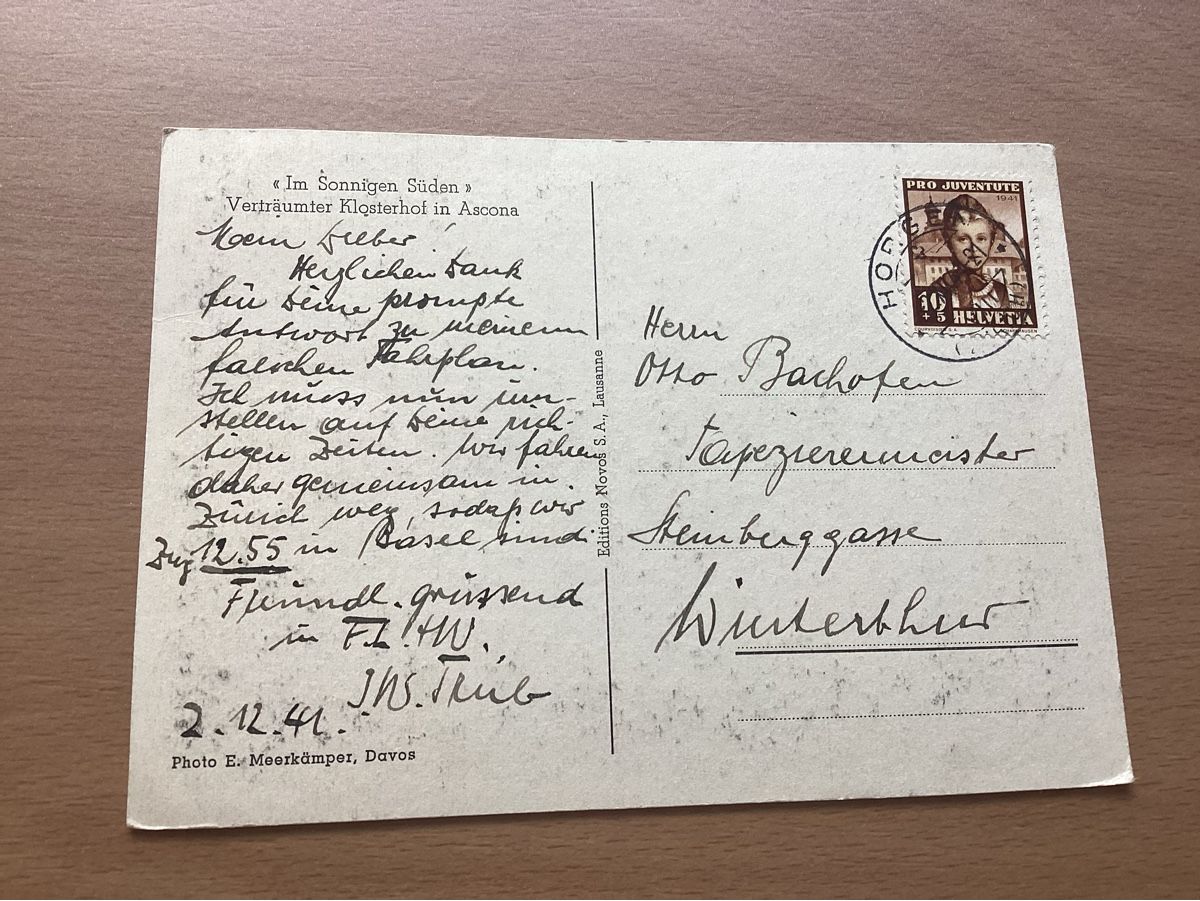 Cartoline postali: AK Klosterhof in Ascona – Usato da Wassen UR venduto da SABDOM 1