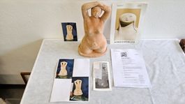Sculpture en terre cuite de l'artiste Luigi Galligani