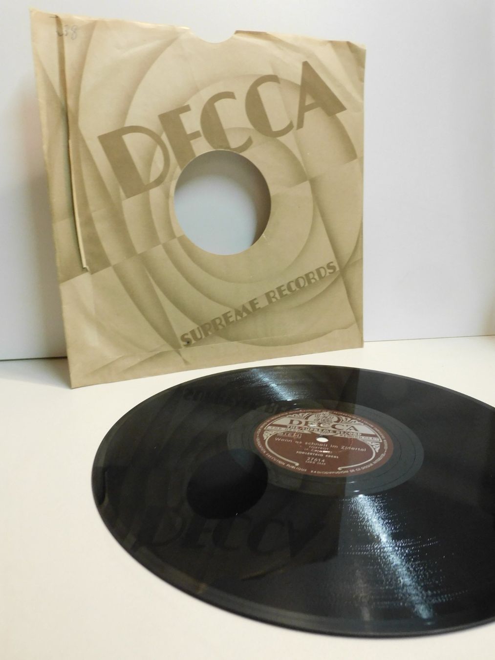 Dischi in vinile: Grammo LP Schellack - A Almhüttl - Jodlertrio Eberl – Usato da Sursee venduto da 76 1