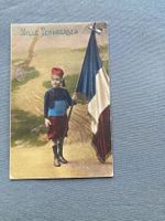 Alte patriotische Ansichtskarte – „Mille Tendresses“ (Frankr